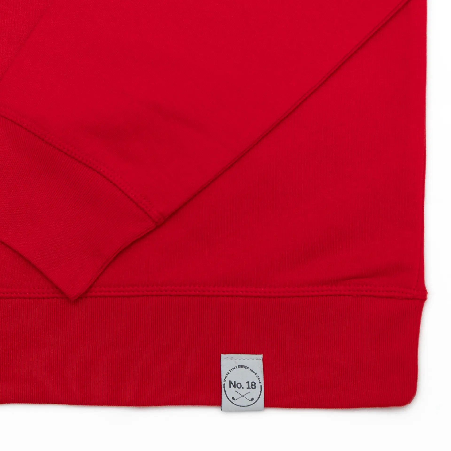 Golf Shirt in rot von No. 18