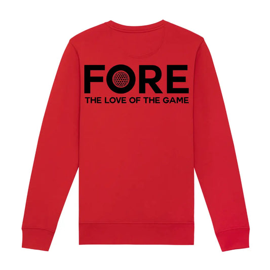 Golf-Shirt mit lustigem Spruch "Fore the Love of the Game" in Bio-Qualität für Golferinnen