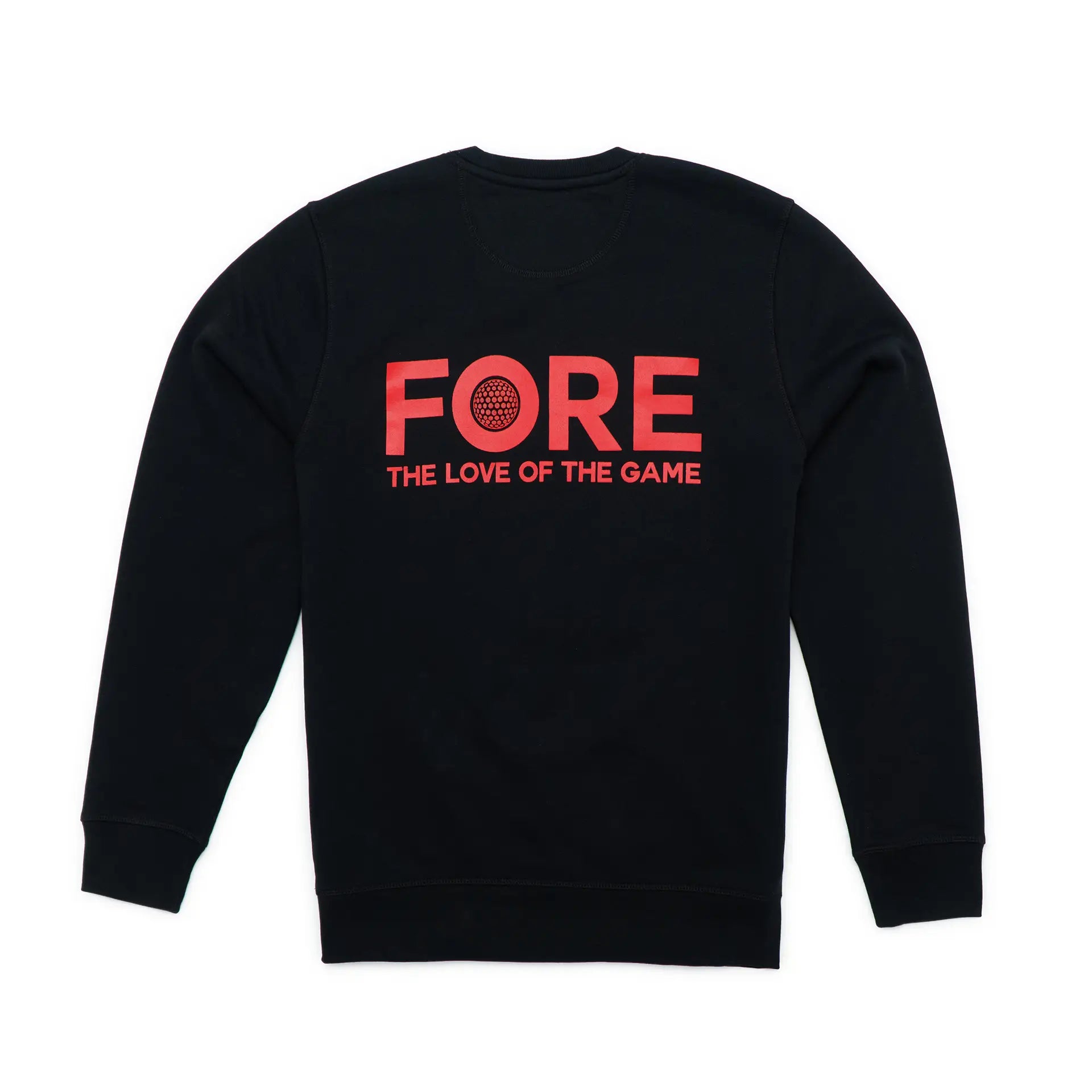 Golf-Shirt mit lustigem Spruch "Fore the Love of the Game" für Golfer Backprint