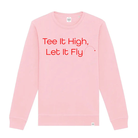Modernes Golf-Shirt "Tee it high let it fly" für style-bewusste Golferinnen