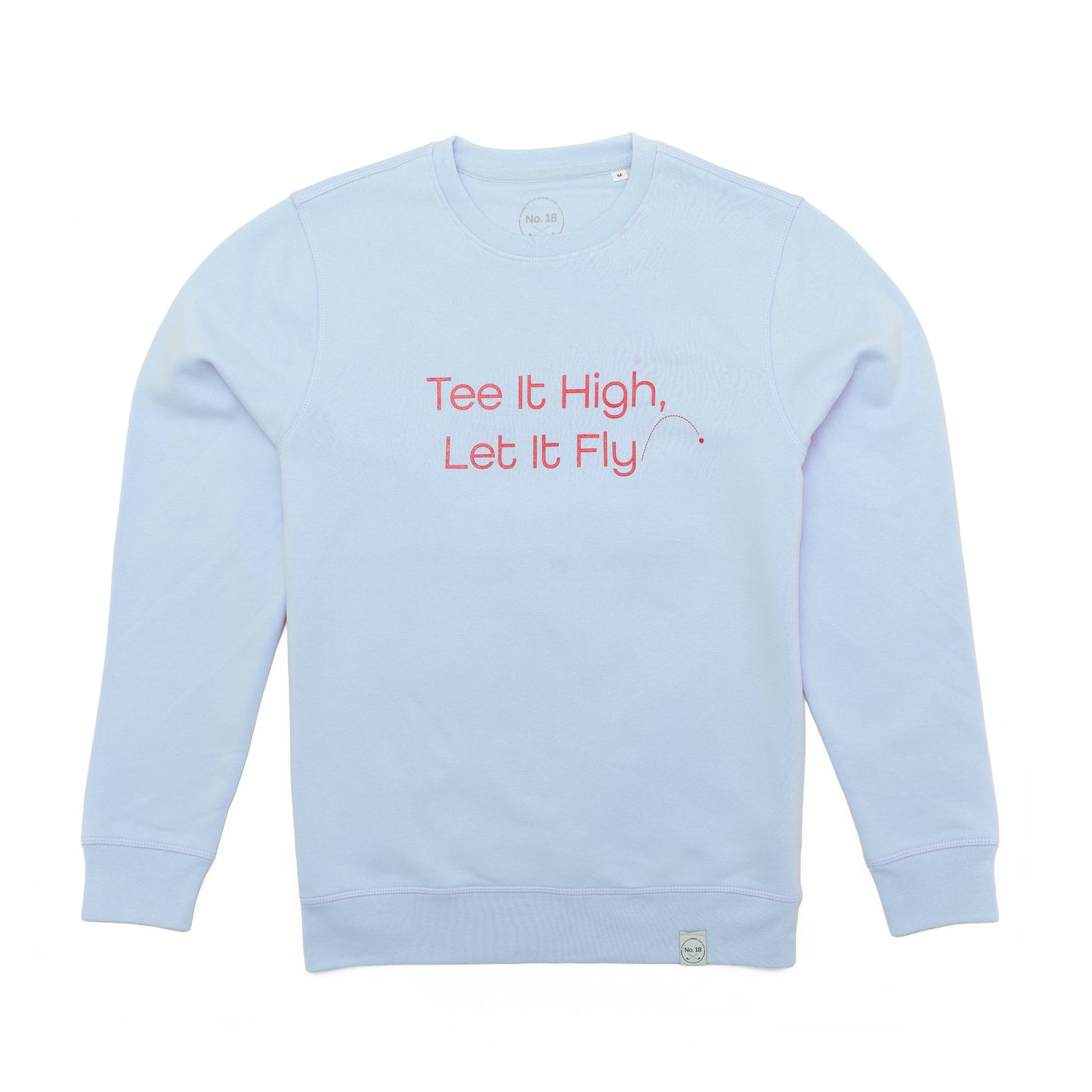 Golf-Shirt mit humorvollem Spruch "Tee it high let it fly" für Golf-Liebhaber