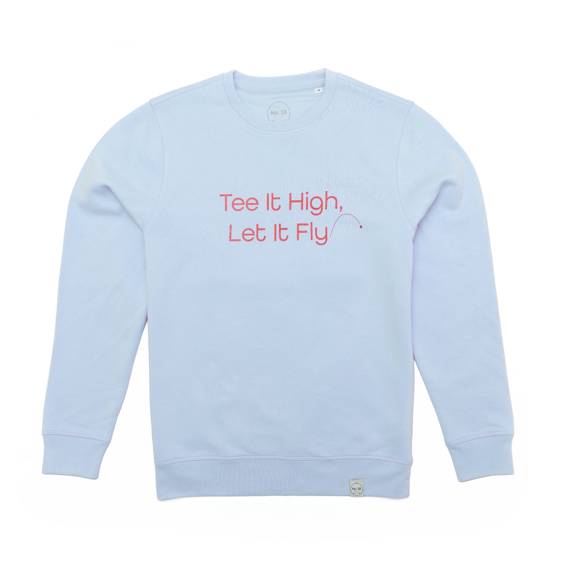 Golf-Shirt mit humorvollem Spruch "Tee it high let it fly" für Golf-Liebhaber